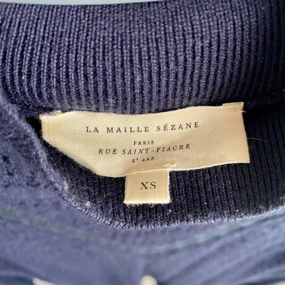 Sezane Anneli Jumper in Navy (XS) - Picture 5 of 6